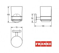 PORTAVASO PARED MEDIUS FRANKE